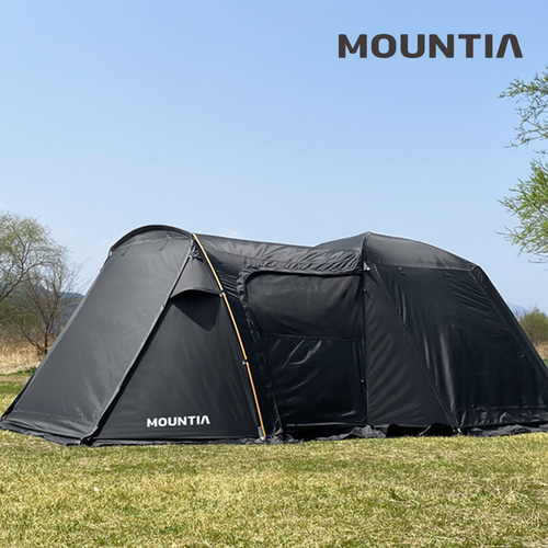 마운티아 포레스트 돔텐트(블랙) 6-7인용 거실형 텐트 캠핑