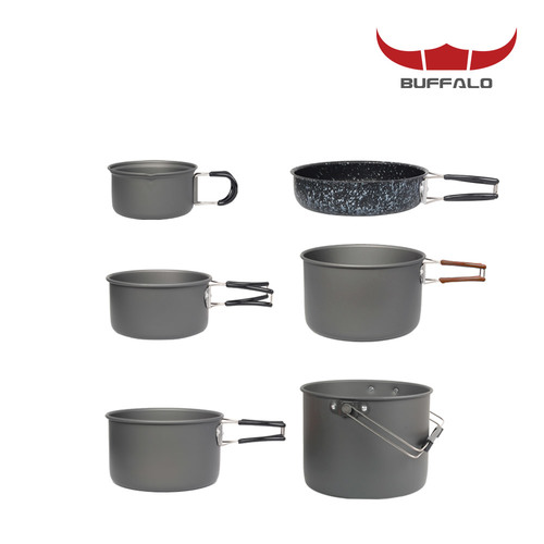 버팔로 코펠 경질 10인용 /식기세트 캠핑용품